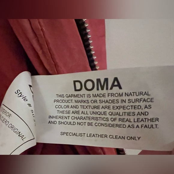 DOMA Leather Jacket - Picture 8 of 9